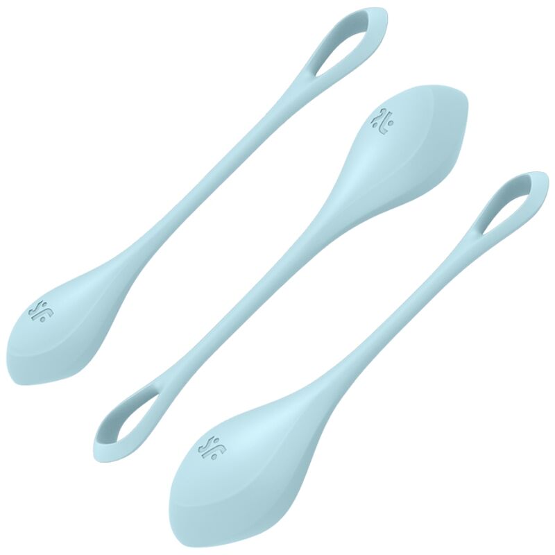 Набор вагинальных шариков Satisfyer Yoni Power 1, белый 9043835 - Satisfyer - Цельнолитые вагинальные шарики - Купить